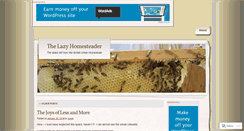 Desktop Screenshot of lazyhomesteader.com